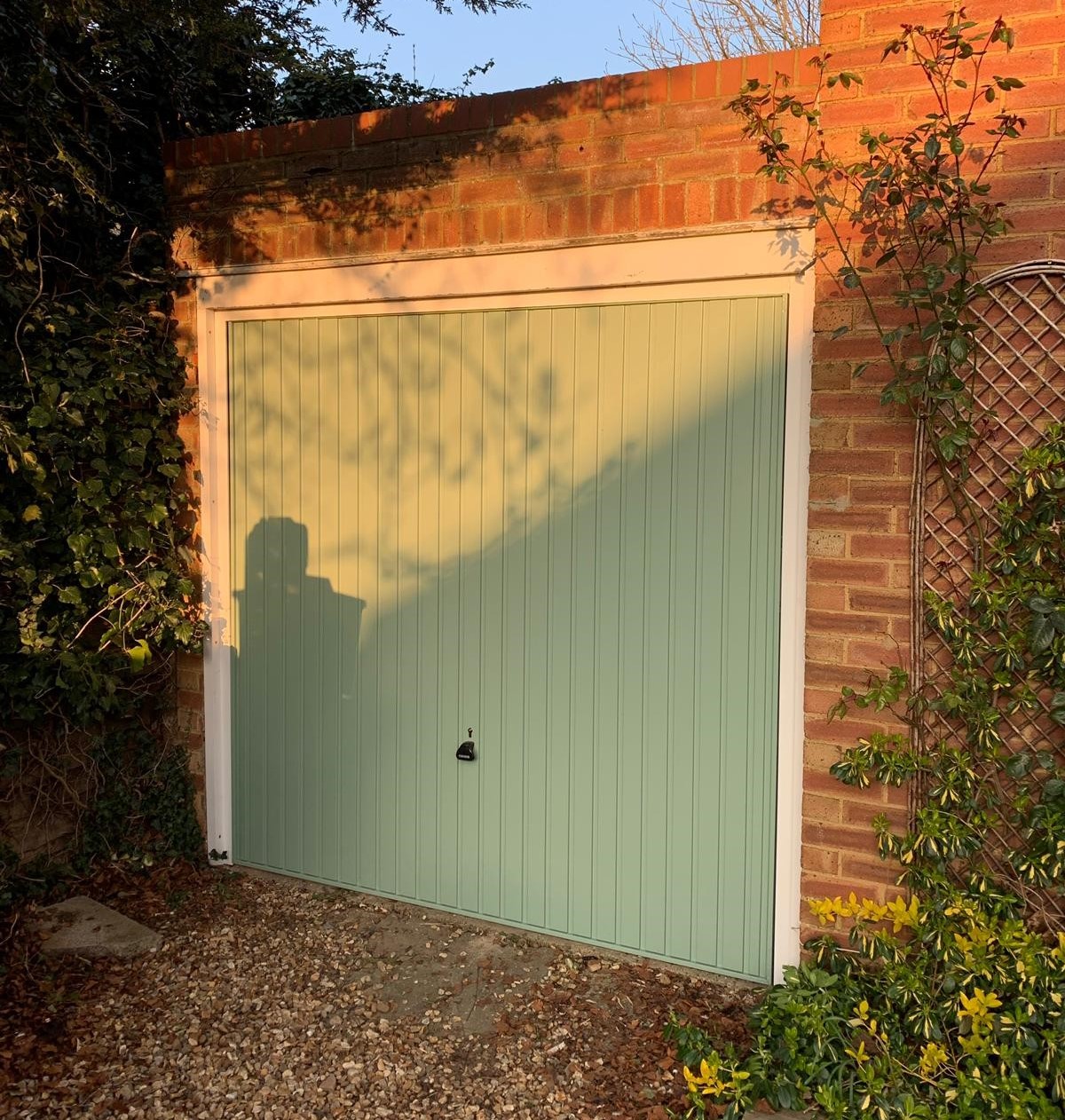 and Garador Carlton Up and Over garage door garage door installation in Berkhamsted