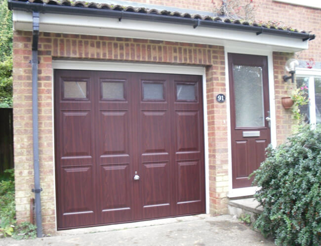 and Hormann Series 2000 Georgian Up and Over garage door garage door High Wycombe