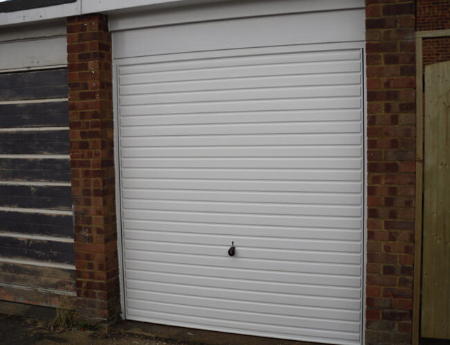 and Hormann Series 2000 Horizontal Up and Over garage door garage door in St Albans