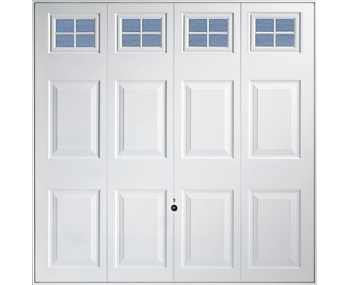 Georgian with Windows Steel Up & Over garage door fitted in Berkhamsted