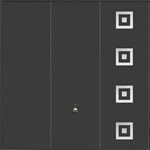 Style 203 Steel Up & Over garage door in High Wycombe