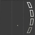 Style 205 Steel Up & Over garage door fitted in Milton Keynes